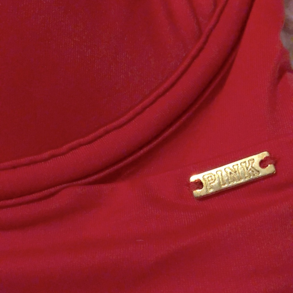 Brand new PINK: Red bikini top